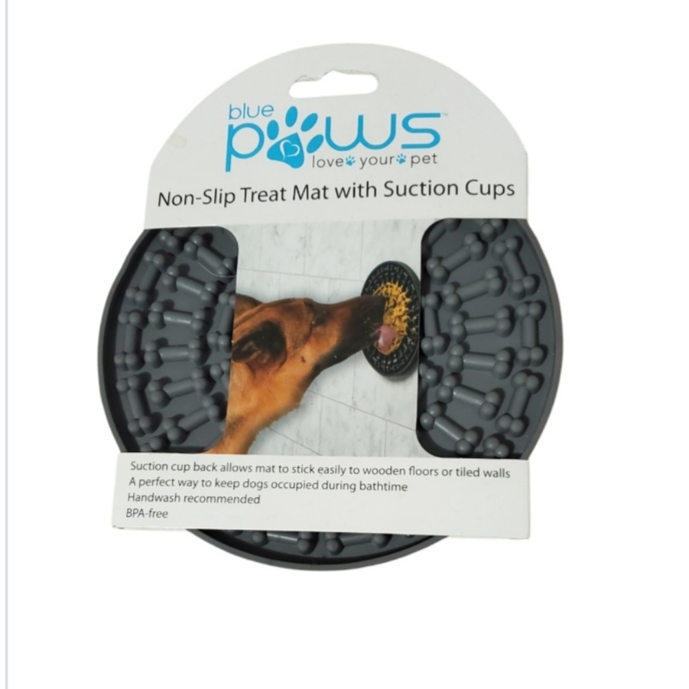 Lick Pad Non-Slip Dog Treat Distraction Mat with Suction Cup Textured Cat feed